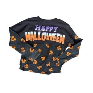 Kids Halloween Costume Shirt - Black and Orange spirit Disney kids large